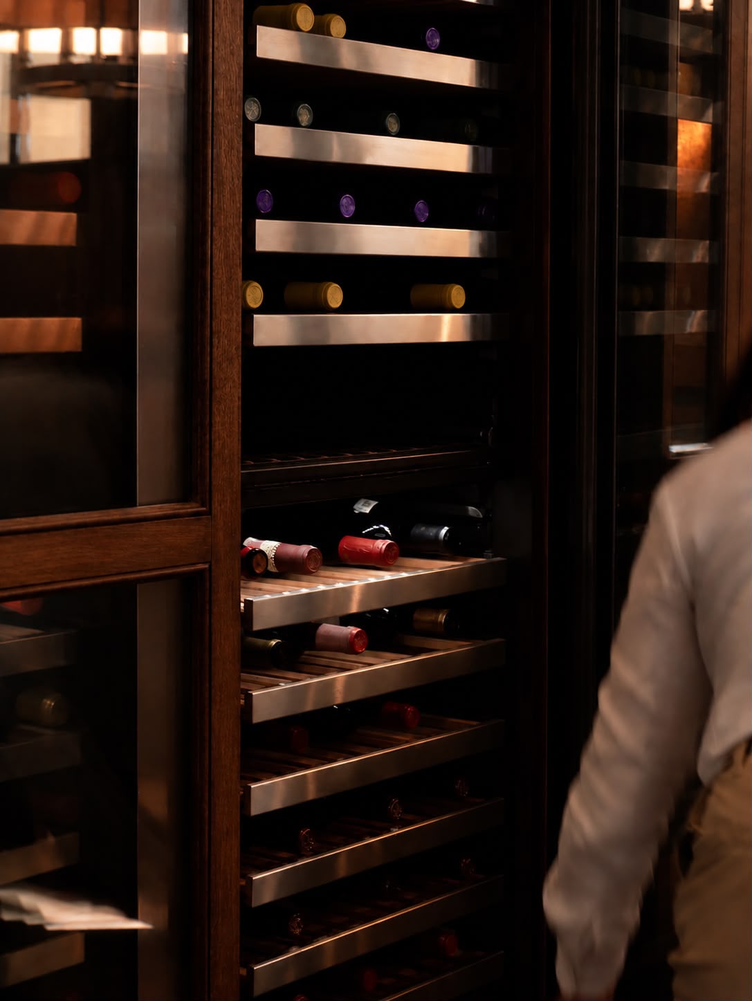 Cava de vinos del restaurante
